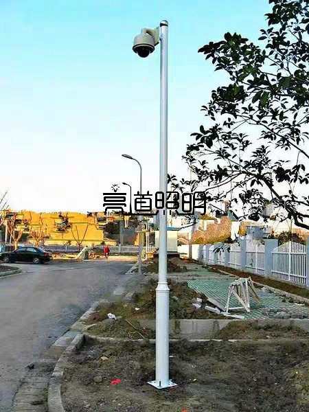 戶外球機監(jiān)控立桿